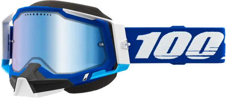 Racecraft 2 Snowmobile Goggle Blue Mirror Lens - Powersports