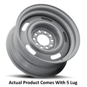 Raceline 6356090-CP Wheel - Silver