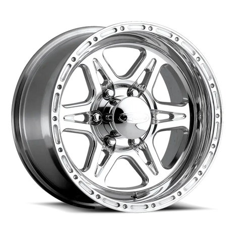 Raceline 886 Renegade 17x9in / 5x127 BP / 0mm Offset / 83.82mm Bore - Polished Wheel - Wheels