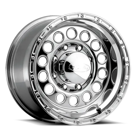 Raceline 887 Rock Crusher 15x10in / 5x139.7 BP / -47mm Offset / 107.95mm Bore - Polished Wheel - Wheels