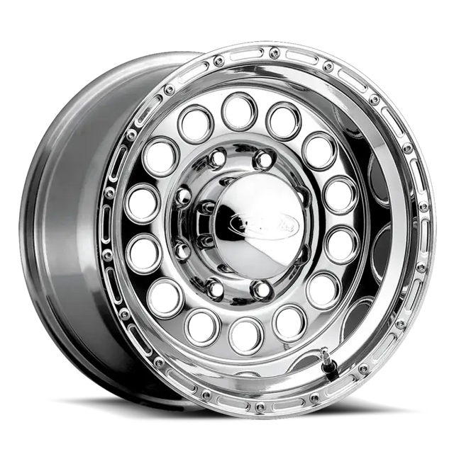 Raceline 887 Rock Crusher 15x10in / 5x139.7 BP / -47mm Offset / 107.95mm Bore - Polished Wheel - Wheels