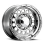 Raceline 887 Rock Crusher 15x10in / 5x139.7 BP / -47mm Offset / 107.95mm Bore - Polished Wheel - Wheels