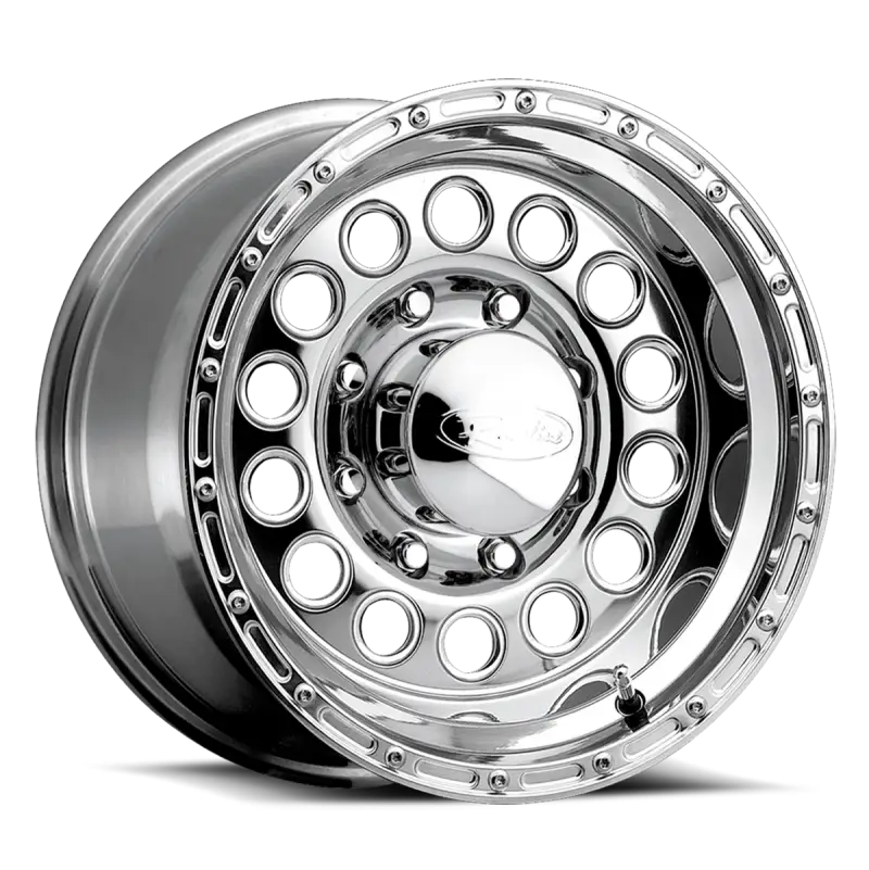 Raceline 887 Rock Crusher 16x10in / 8x165.1 BP / -24mm Offset / 130.81mm Bore - Polished Wheel