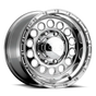 Raceline 887 Rock Crusher 16x8in / 6x139.7 BP / -20mm Offset / 107.95mm Bore - Polished Wheel - Wheels
