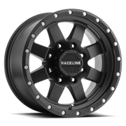 Raceline 935B Defender 15x8in / 5x114.3 BP / -24mm Offset / 83.82mm Bore - Satin Black Wheel - Wheels