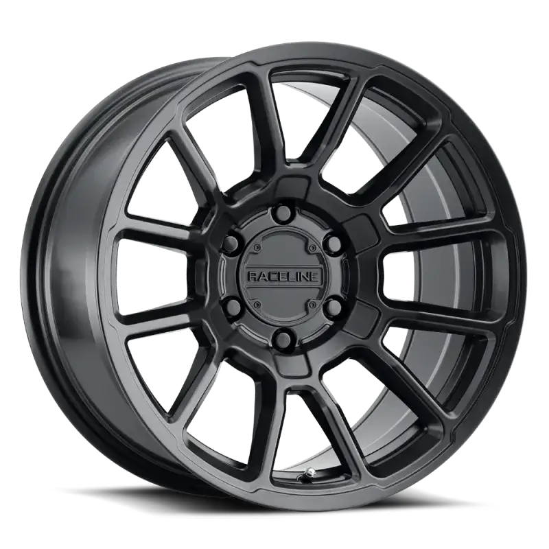 Raceline 950B Gauge 17x8.5in / 6x139.7 BP / 0mm Offset / 106.1mm Bore - Satin Black Wheel - Wheels