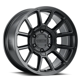 Raceline 950B Gauge 18x9in / 6x139.7 BP / -12mm Offset / 106.1mm Bore - Satin Black Wheel