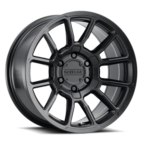 Raceline 950B Gauge 20x9in / 6x139.7 BP / 0mm Offset / 106.1mm Bore - Satin Black Wheel - Wheels