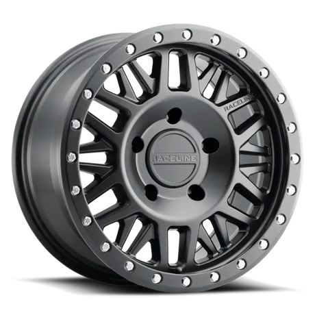 Raceline 951B Ryno 17x9in / 5x127 BP / -12mm Offset / 78.1mm Bore - Satin Black Wheel - Wheels