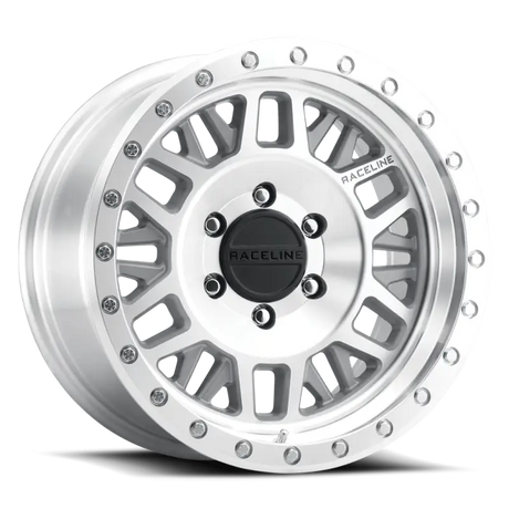 Raceline 951MC Ryno 17x8.5in / 6x139.7 BP / 18mm Offset / 106.1mm Bore - Machined Wheel - Wheels
