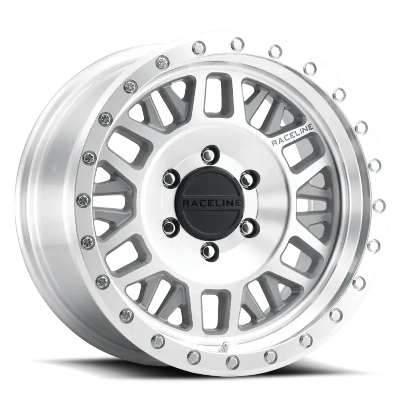Raceline 951MC Ryno 17x9in / 6x139.7 BP / -12mm Offset / 106.1mm Bore - Machined Wheel - Wheels