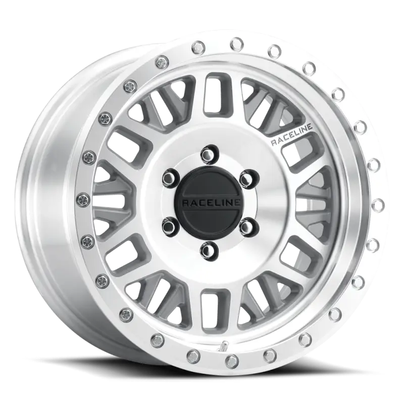 Raceline 951MC Ryno 18x9in / 6x139.7 BP / 18mm Offset / 106.1mm Bore - Machined Wheel - Truck & Automotive