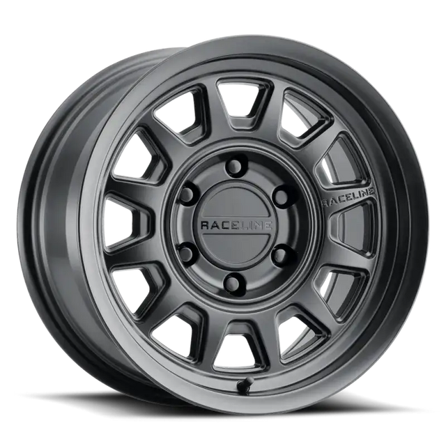Raceline 952B Aero 17x8.5in / 6x139.7 BP / 0mm Offset / 106.1mm Bore - Satin Black Wheel - Wheels