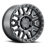 Raceline 953B Krank 17x8.5in / 6x139.7 BP / 0mm Offset / 106.1mm Bore - Satin Black Wheel - Wheels