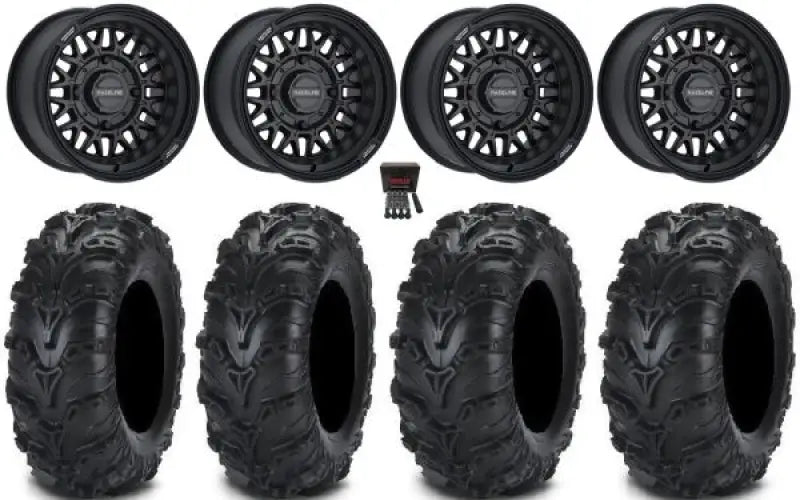 Raceline A13B-47037 + 10 Omega 14X7 4/137 5 + 2 ( + 10Mm) Satin Black - Wheels