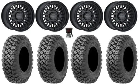 Raceline A13B-47037 + 10 Omega 14X7 4/137 5 + 2 ( + 10Mm) Satin Black - Wheels