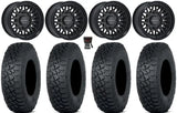 Raceline A13B-57056 + 10 Omega 15X7 4/156 5 + 2 ( + 10Mm) Satin Black - Wheels