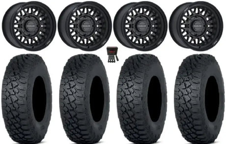 Raceline A13B-57056 + 10 Omega 15X7 4/156 5 + 2 ( + 10Mm) Satin Black - Wheels