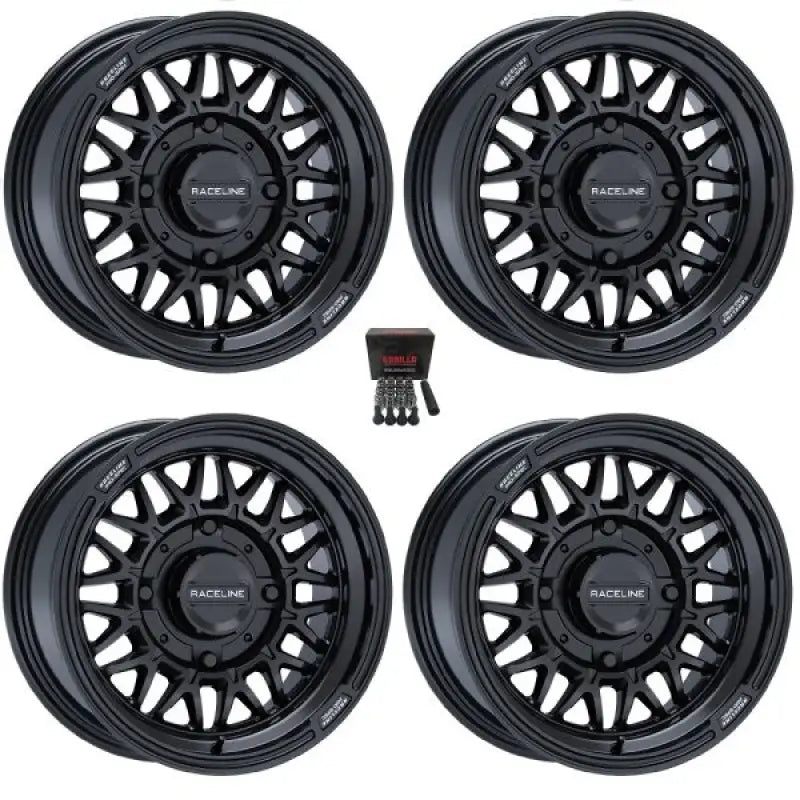 Raceline A13GB-51056-00 Omega 15X10 4/156 5 + 5 (0Mm) Gloss Black - Wheels