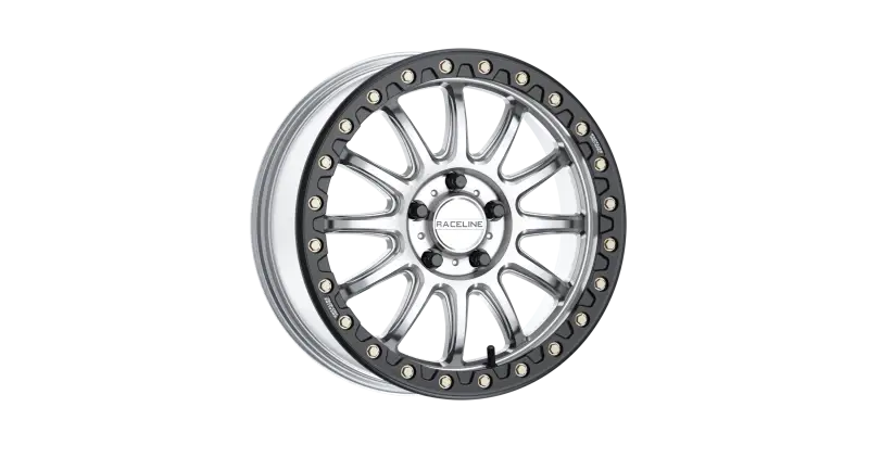 Raceline A14SB-77012 + 25 Alpha Bdlk 17X7 6/139.7 ( + 25Mm) Silver/Blk - Wheels