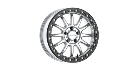 Raceline A14SB-77012 + 25 Alpha Bdlk 17X7 6/139.7 ( + 25Mm) Silver/Blk - Wheels