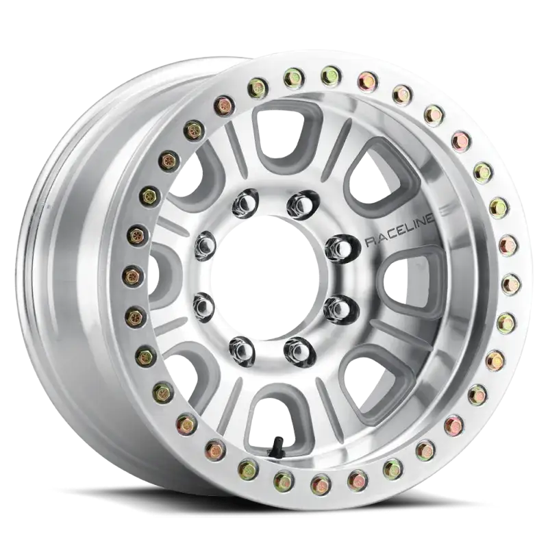 Raceline RT233 Monster 17x9.5in / 8x170 BP / -32mm Offset / 130.81mm Bore - Machined Beadlock Wheel - Wheels