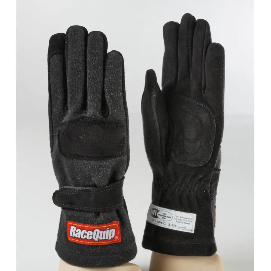 RACEQUIP 355003 2-LYR SFI-5 GLOVE MED BLA