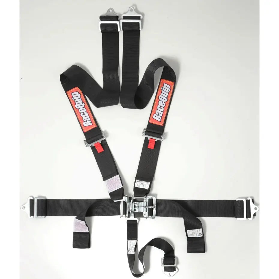RACEQUIP 711001 L & L 5PT HARNESS SET BLA