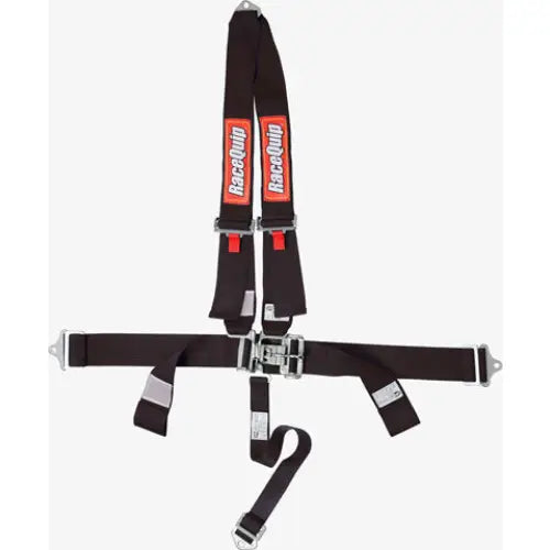 Racequip 713003RQP Latch and Link Black 4PT Harness Set V Type