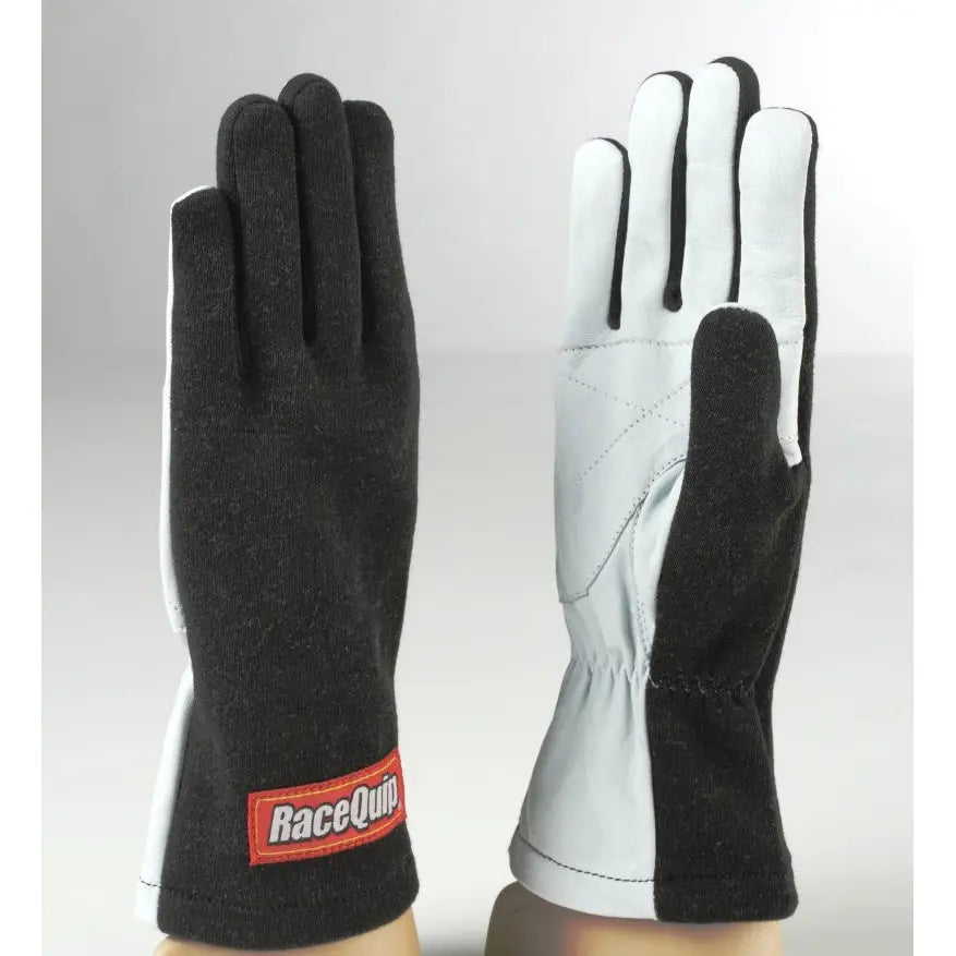 Racequip 350003 RaceQuip Black Basic Race Glove - Medium