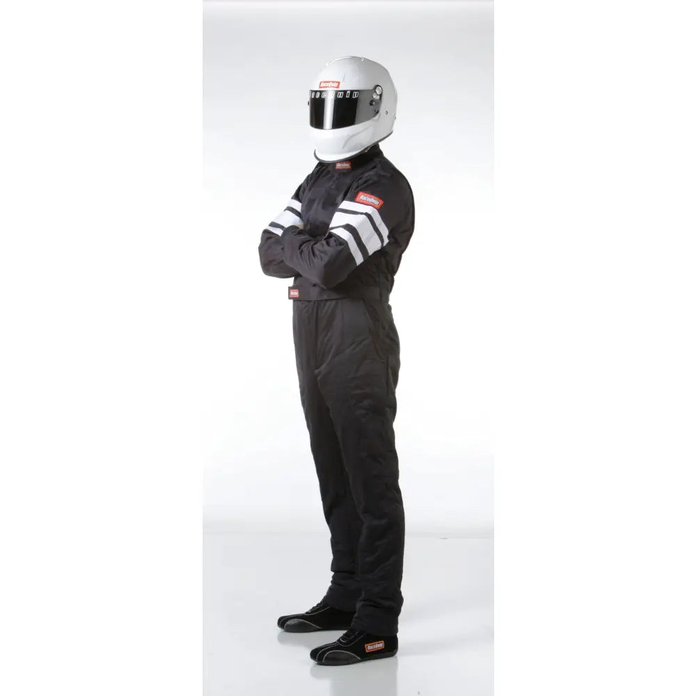 Racequip 120003 RaceQuip Black SFI-5 Suit - Medium