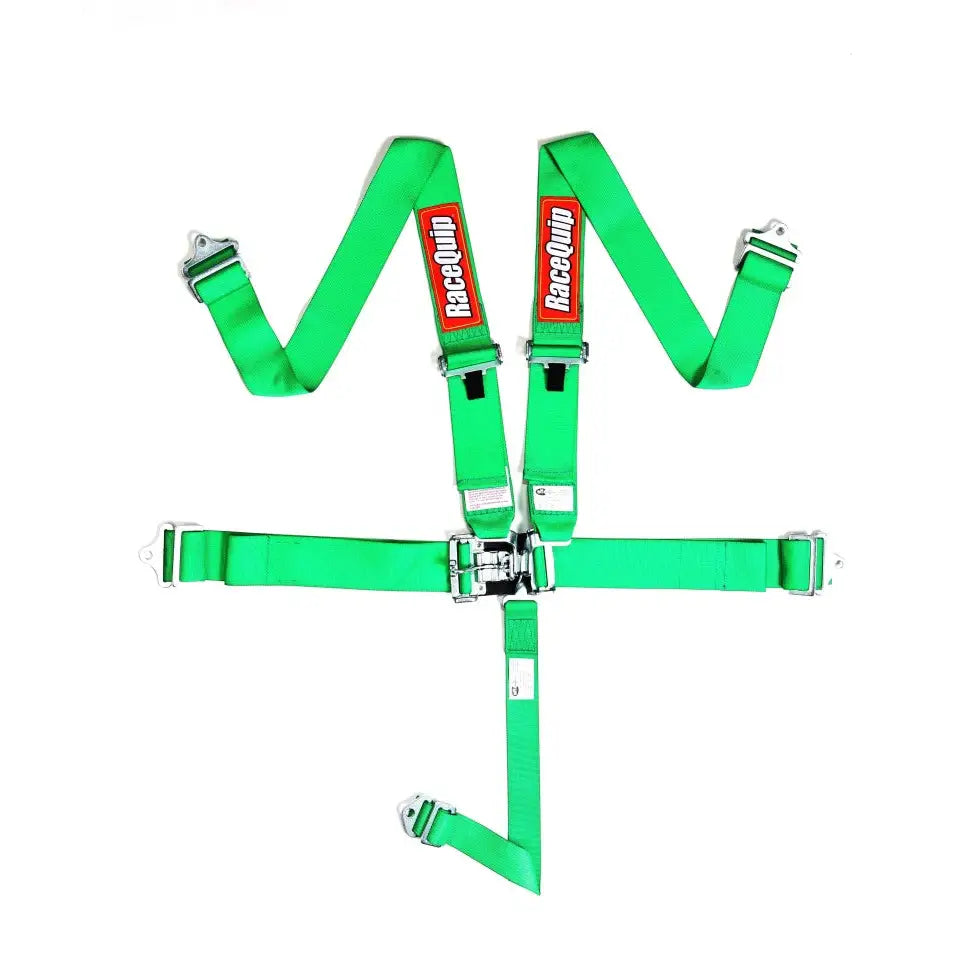 Racequip 711071 RaceQuip Green L & L 5pt Seat Belt