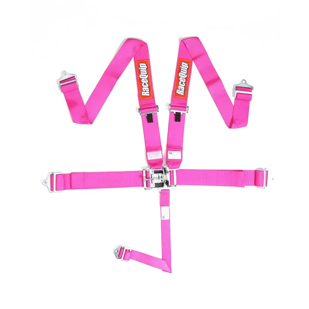 Racequip 711081 RaceQuip Pink L & L 5pt Seat Belt