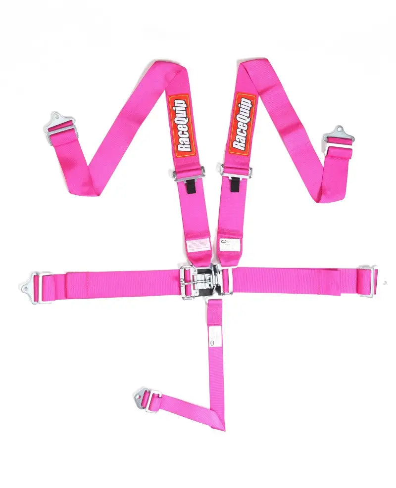 RaceQuip Pink L & 5pt Seat Belt - Truck Automotive