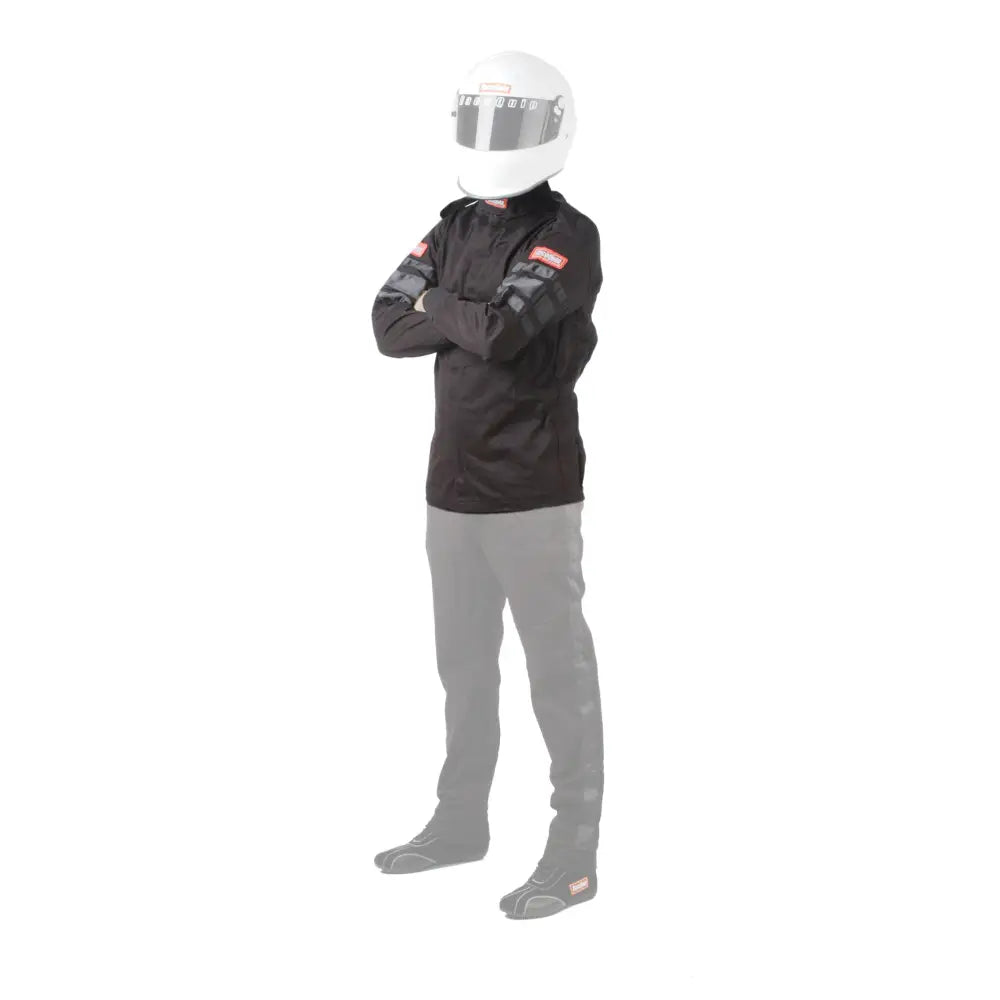 Racequip Single Layer Driving Jackets 1969997RQP - Black 2XL Jacket Kids Trim