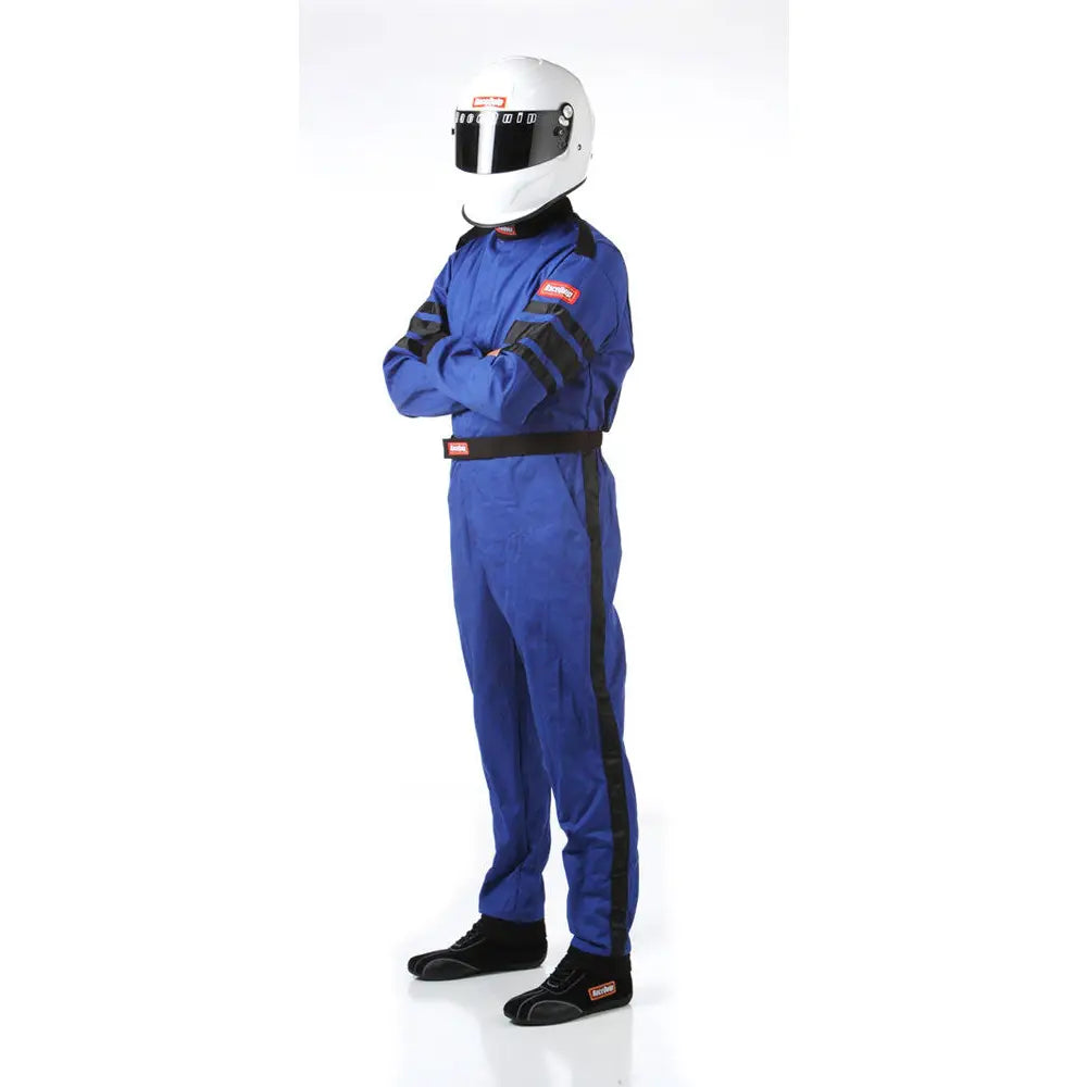 Racequip Single Layer Driving Suits 110022RQP - Blue Small Suit