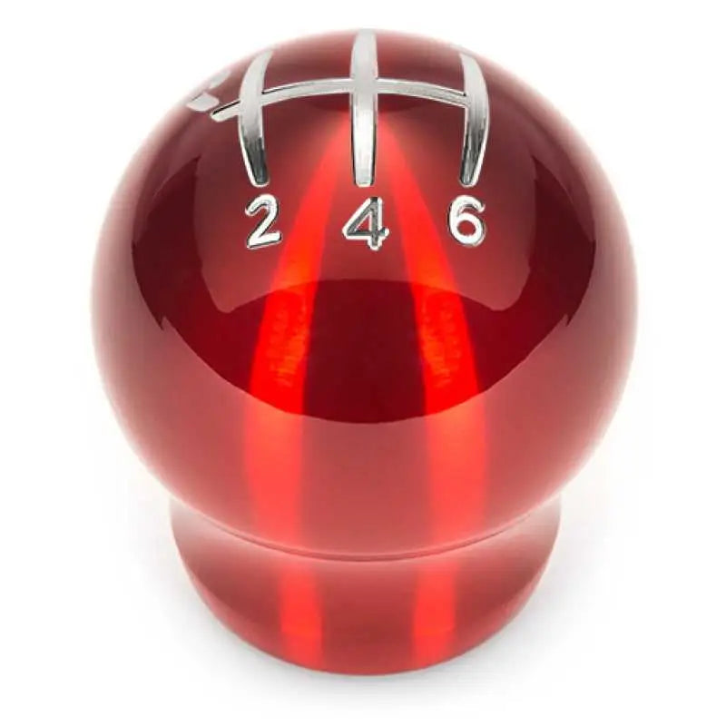 Raceseng Raceseng Contour Shift Knob (Gate 1 Engraving) M10x1.25mm Adapter - Red Translucent