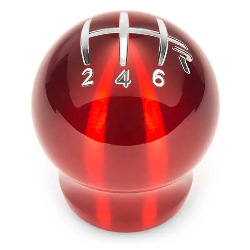 Raceseng Raceseng Contour Shift Knob (Gate 3 Engraving) M12x1.25mm Adapter - Red Translucent