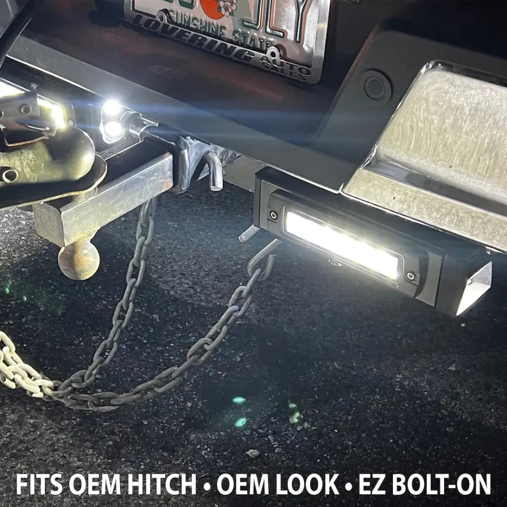 Racesport LT No External Welds To Rust Backup Light GM1500HB19UP - 2020-2024 Chevy Gmc 1500 Hitch Bar