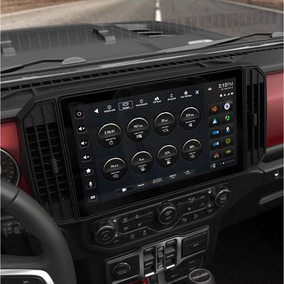 Racesport LT Built-In HD Radio Tuner SRX-JW18128 - Integrated 12.8 Display Wrangl