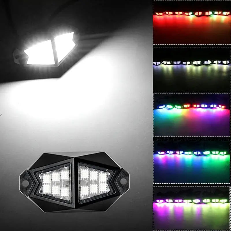 Racesport LT Choose From Millions Of Colors Underbody Light Kit RSDK8 - Colortrail 8PC Rgb Chasing Rock