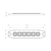 Racesport LT RS3020CSP Warning Light - White