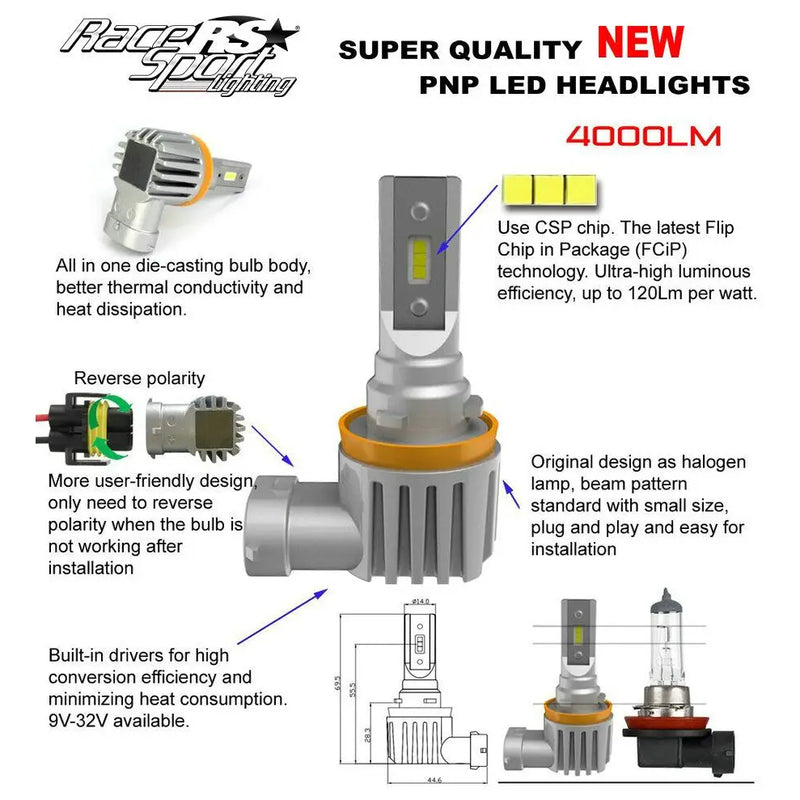 Racesport LT RSPNP9007 Driving/ Fog Light Bulb