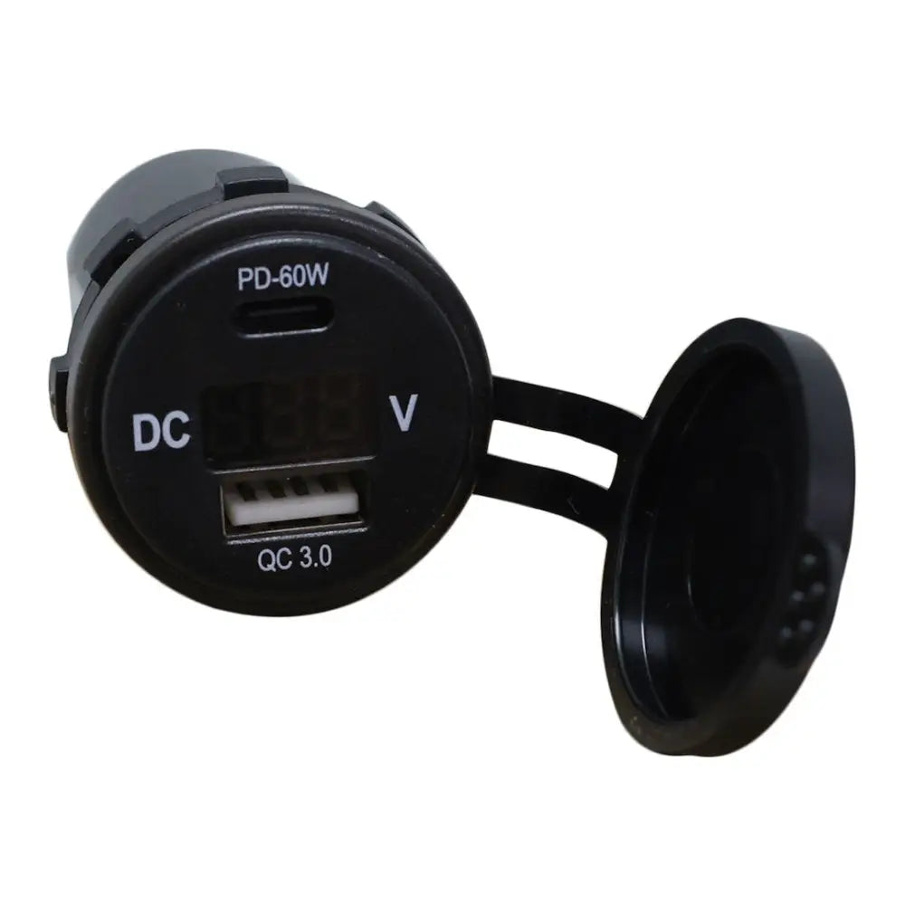 Racesport LT Universal Fitment USB Outlet RS51915B - Introducing RS51915B Your ALL