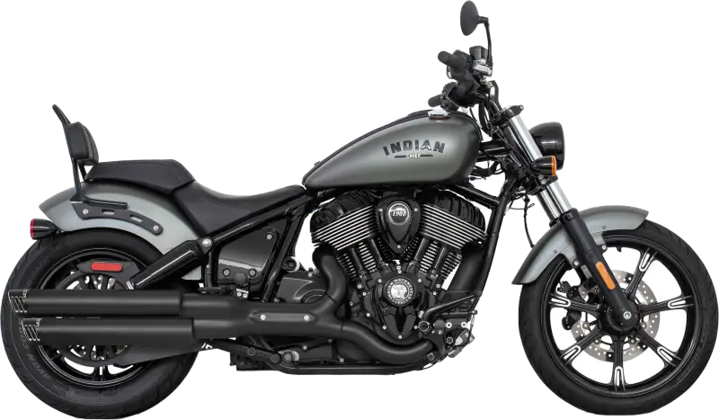 Racing Slip On 3.25" Indian Chief Ch/Bk 