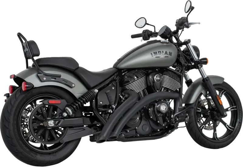 Racing Slip On 3.25" Indian Chief Ch/Bk 