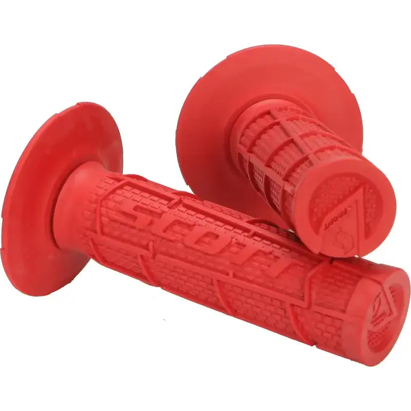 SCOTT Radial Full Waffle Grips Red 7/8"
