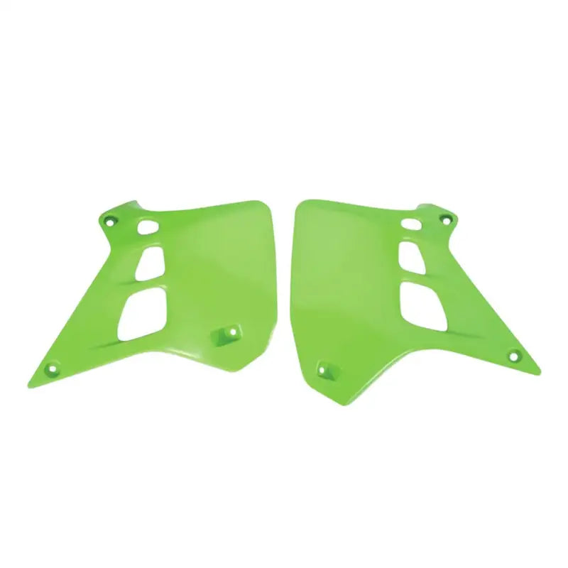 POLISPORT Radiator Scoops Kx125 Green