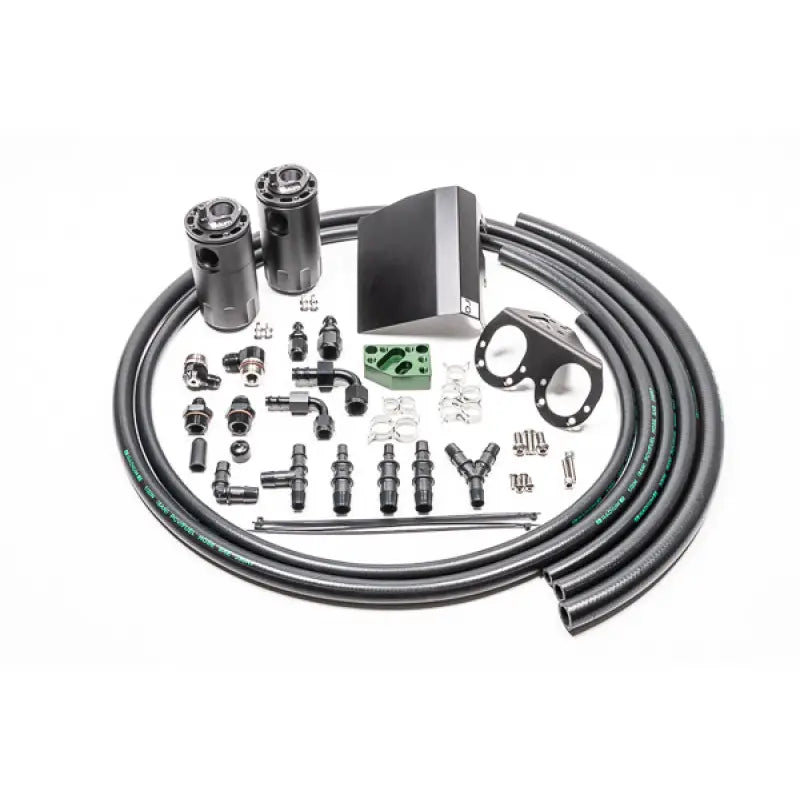 Radium Engineering 20-0608-FL Radium 02-21 Subaru EJ-Series Fluid Lock Turbo Dual Catch Can Kit