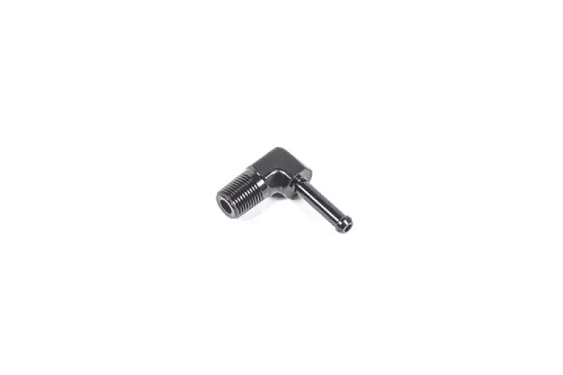 Radium Engineering 1/8in NPT Male to 3/16in Barb 90 Degree Fitting - Truck & Automotive